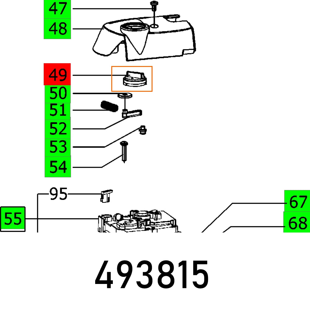 SWITCH HANDHOLD DF 500 Q