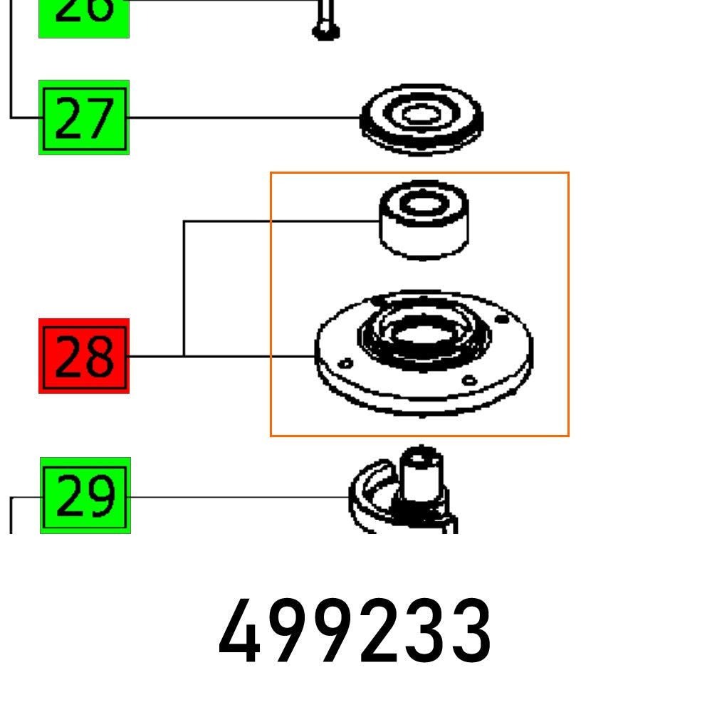FLANGE ETS 125 E ET-BG