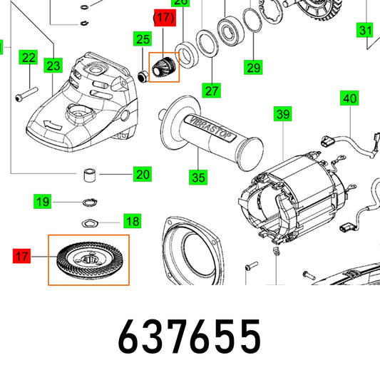 GEAR COMPL. GP 230-26