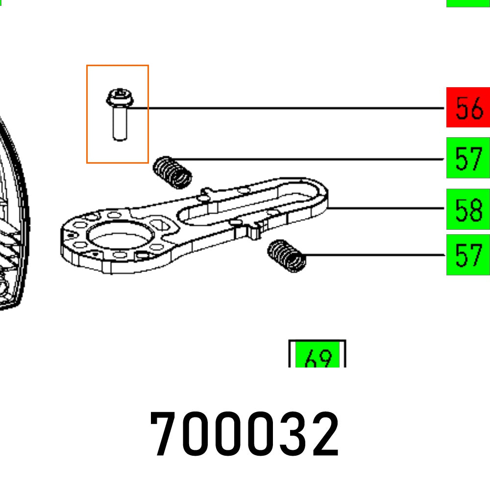 SCREW DF 700