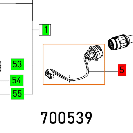 SOCKET HOUSING RO 90 DXPLUG IT VOLLST.