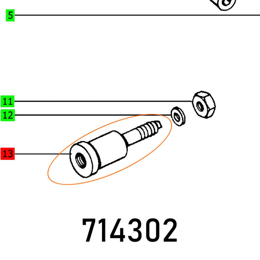 EXTENSION SPIND HR