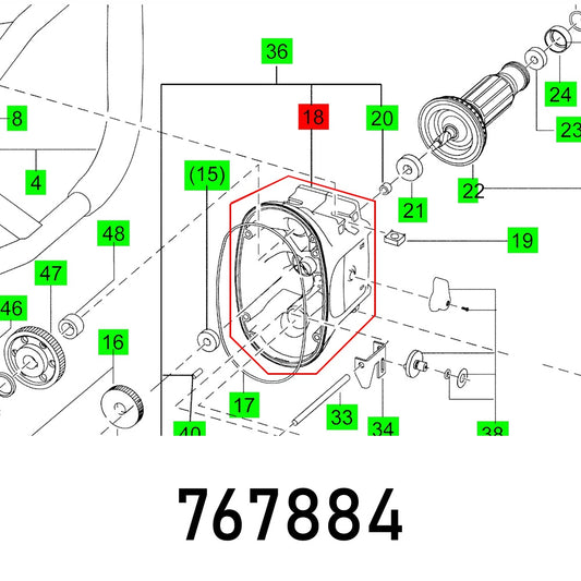 BEARING COVER MX 1600-2 EQ DUO