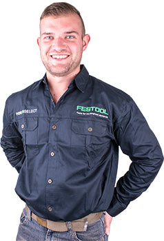 FESTOOL MENS LONG SLEEVED SHIRT NAVY BLUE 2XL