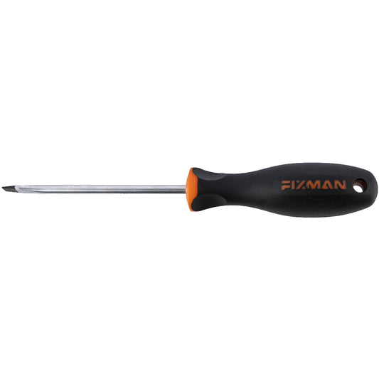 FIXMAN S/DRIVER SLOTTED 5.5X1X100MM CRV WITH ERGONOMIC HANDLE