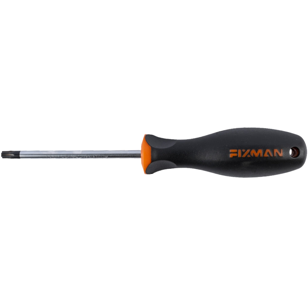 FIXMAN S/DRIVER TORX  T30  6X100MM CRV WITH ERGONOMIC HANDLE