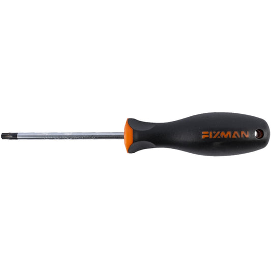 FIXMAN S/DRIVER TORX  T30  6X100MM CRV WITH ERGONOMIC HANDLE
