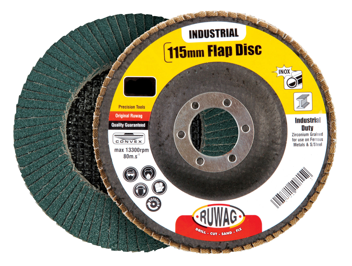 115mm p40 flap disc Zirconium /ea