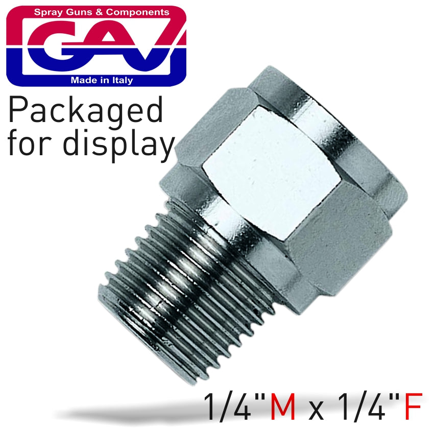 TAPER REDUCER BUSH 1/4 X 1/4 M/F PACKAGED
