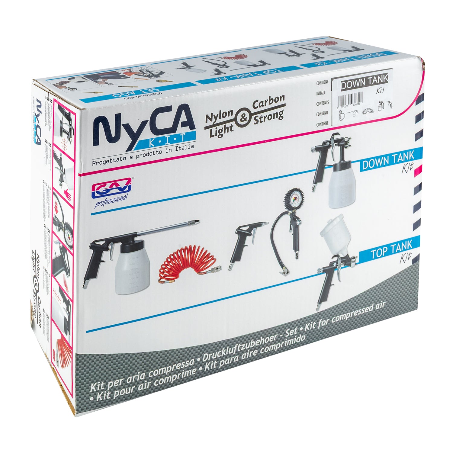 SPRAY GUN KIT 5PIECE NYCA