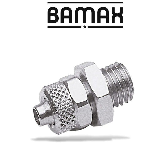 GAV STRAIGHT CONICAL 1/4 M PUSH IN FITTING FOR 6MM HOSE
