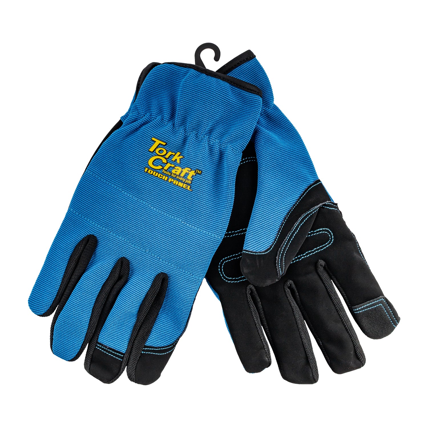 GLOVE BLUE LARGE WITH PU PALM MULTI PURPOSE