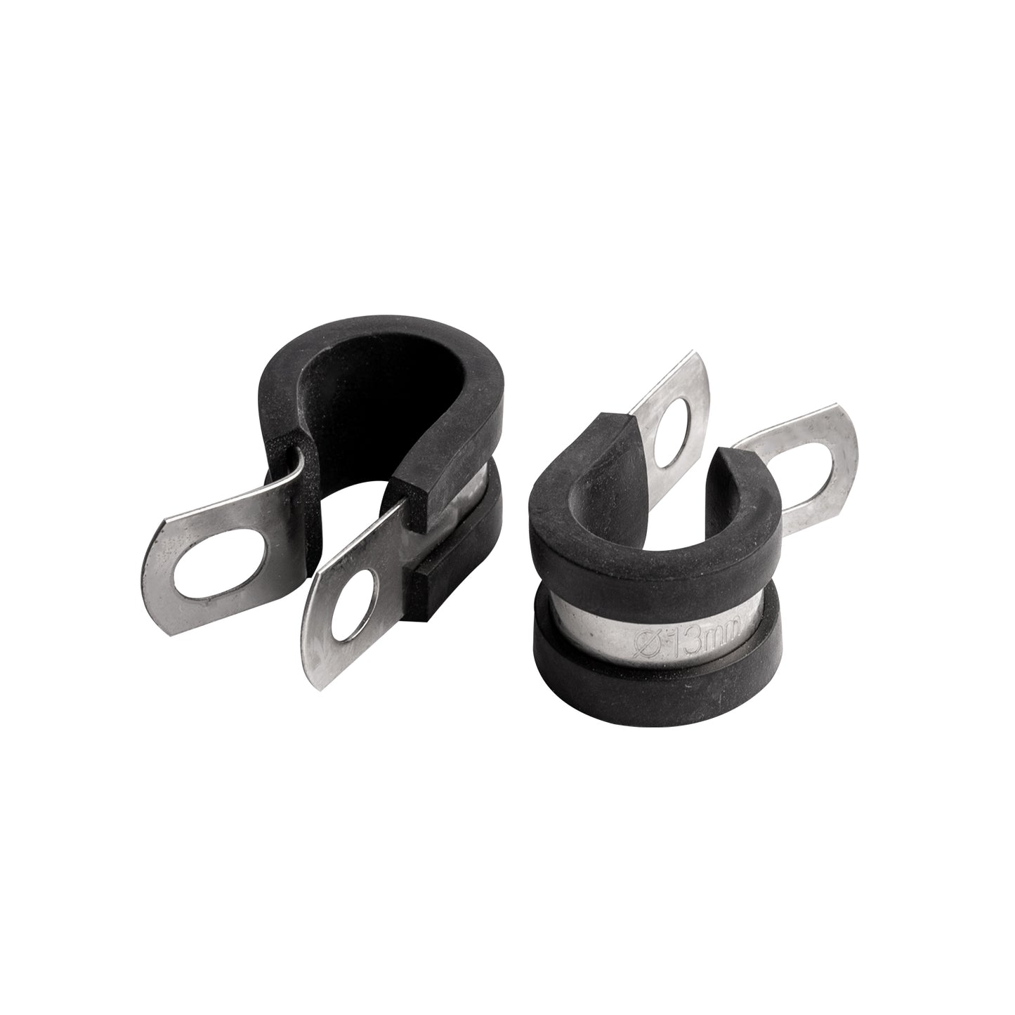 HOSE CLAMP 13MM X 12MM B/WIDTH RUBBER LINED BULK