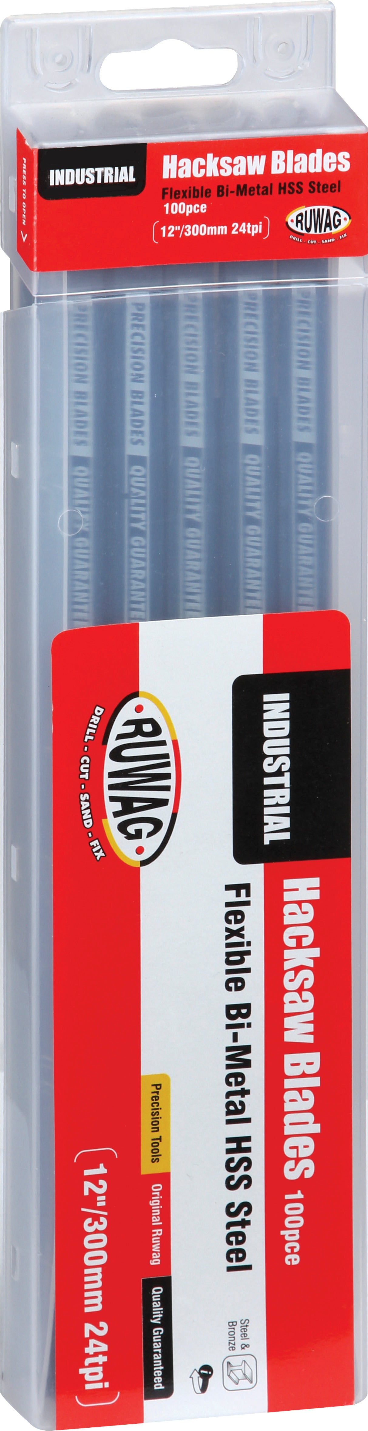 32TPI hacksaw blade bi-metal 100pce /pk