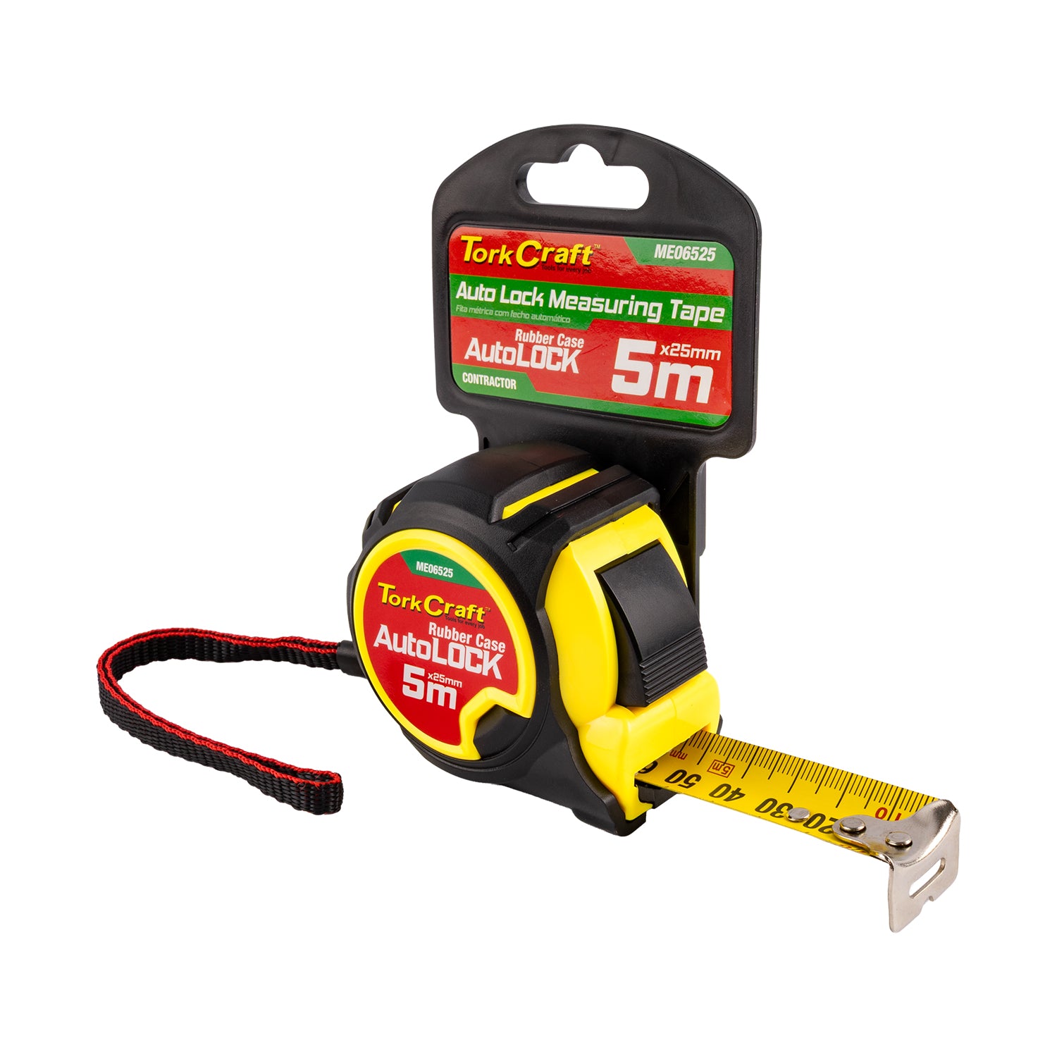 MEASURING TAPE MULTI LOCK 5M X 25MM LONG LIFE CONTRACTOR