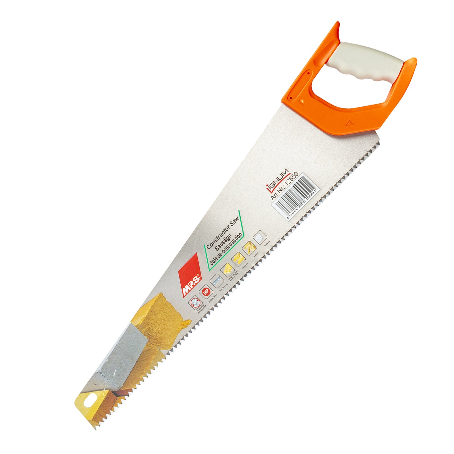 HAND SAW CONSTRUCTOR 550MM 4 TPI PER INCH HP
