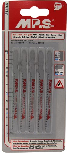 JIGSAW BLADE 100MM 8TPI T-SHANK T227D