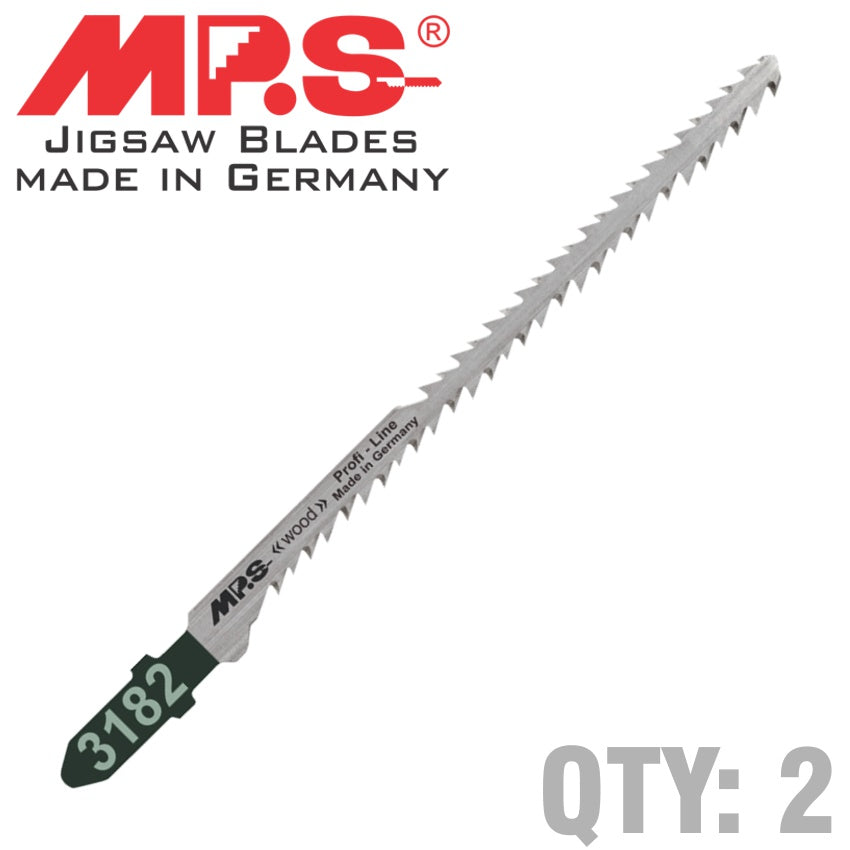 JIGSAW BLADE DOUBLE SIDED FOR WOOD T SHANK