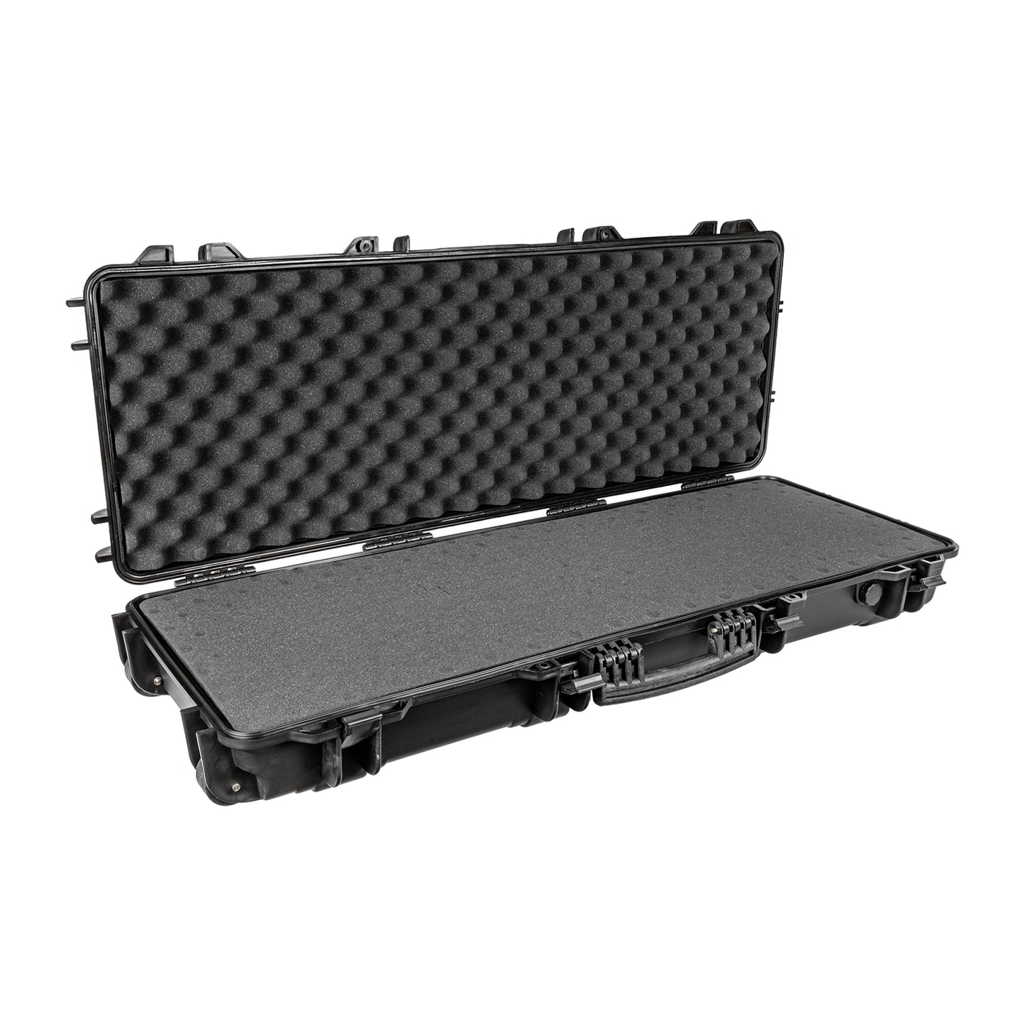 PLASTIC CASE 1040 X 350 X 130MM OD WITH FOAM BLACK RIFLE CASE WATER &