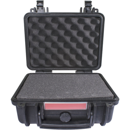 HARD CASE 310X275X155MM OD WITH FOAM BLACK WATER & DUST PROOF (272012)