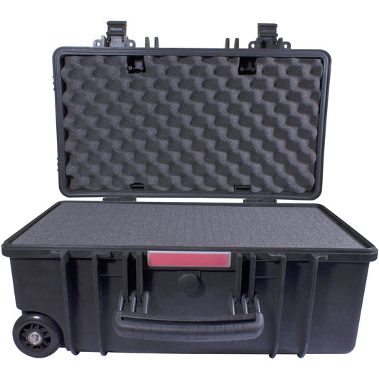 HARD CASE 550X345X245MM OD WITH FOAM BLACK WATER & DUST PROOF (512722)
