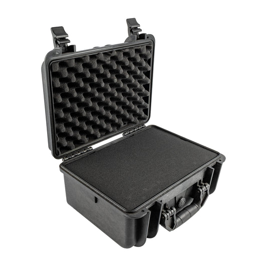 HARD CASE 430X320X230MM OD WITH FOAM BLACK WATER & DUST PROOF (382718)