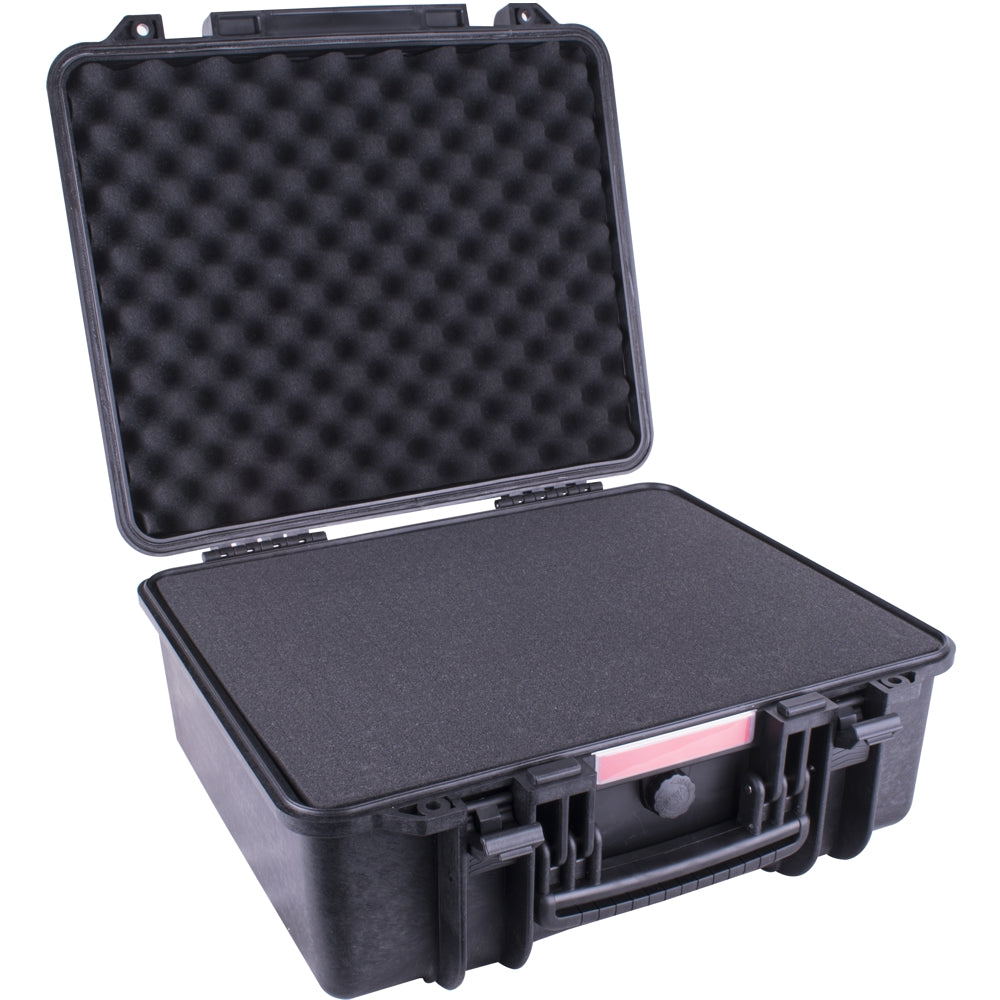 HARD CASE 462X435X225MM OD WITH FOAM BLACK WATER & DUST PROOF