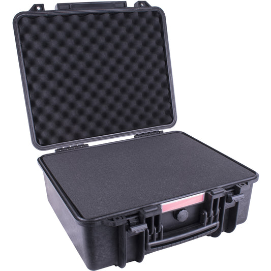 HARD CASE 462X435X225MM OD WITH FOAM BLACK WATER & DUST PROOF