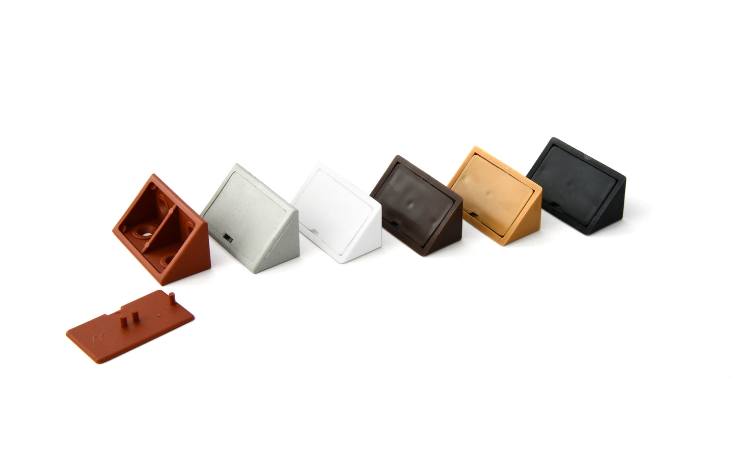 Corner Block Plastic White (4)