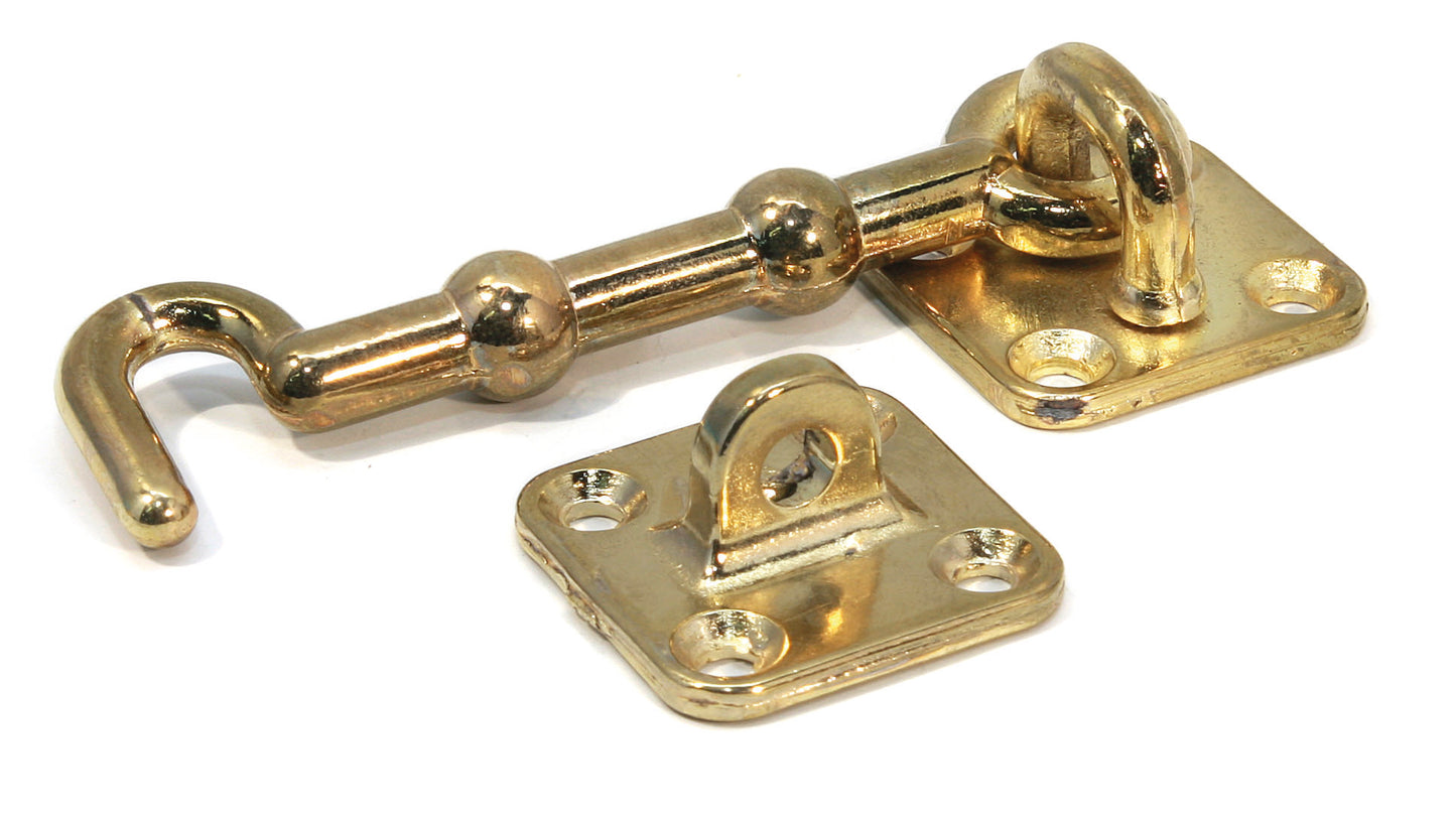 Cabin Hook Brass Plated 150mm (1)
