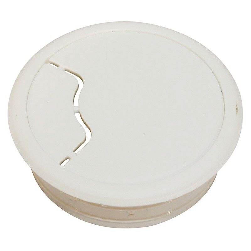 Cable Outlet Plastic White  (1)
