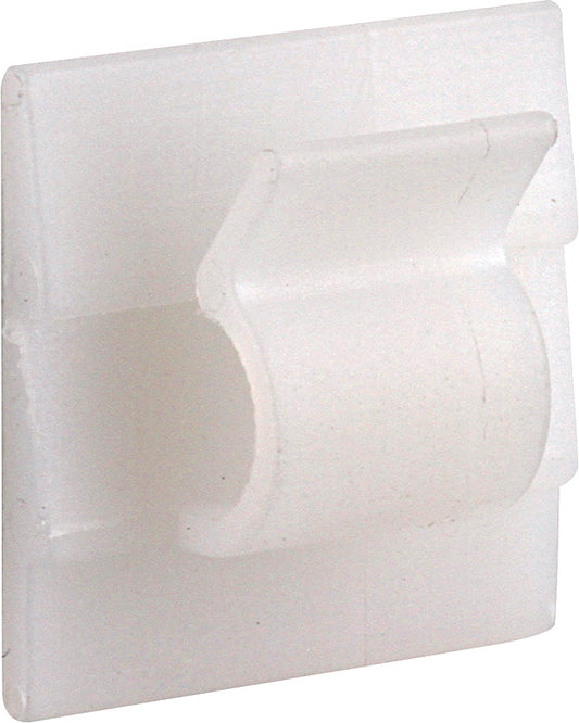 Mount Pad Cable Clamp White 9.5x18.5mm (10)