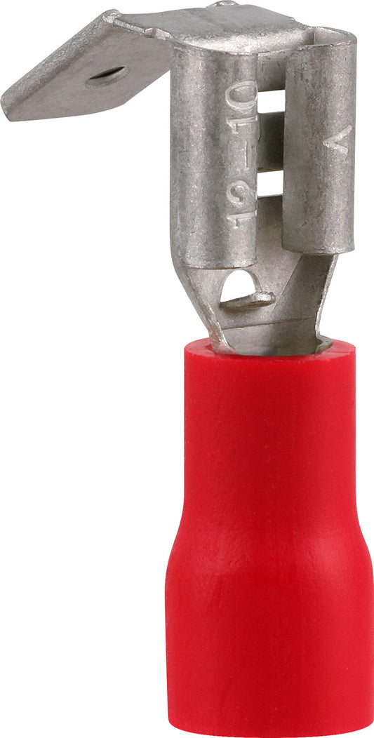 Pre-Ins Piggy Back Terminal Red 6.3mm (8)