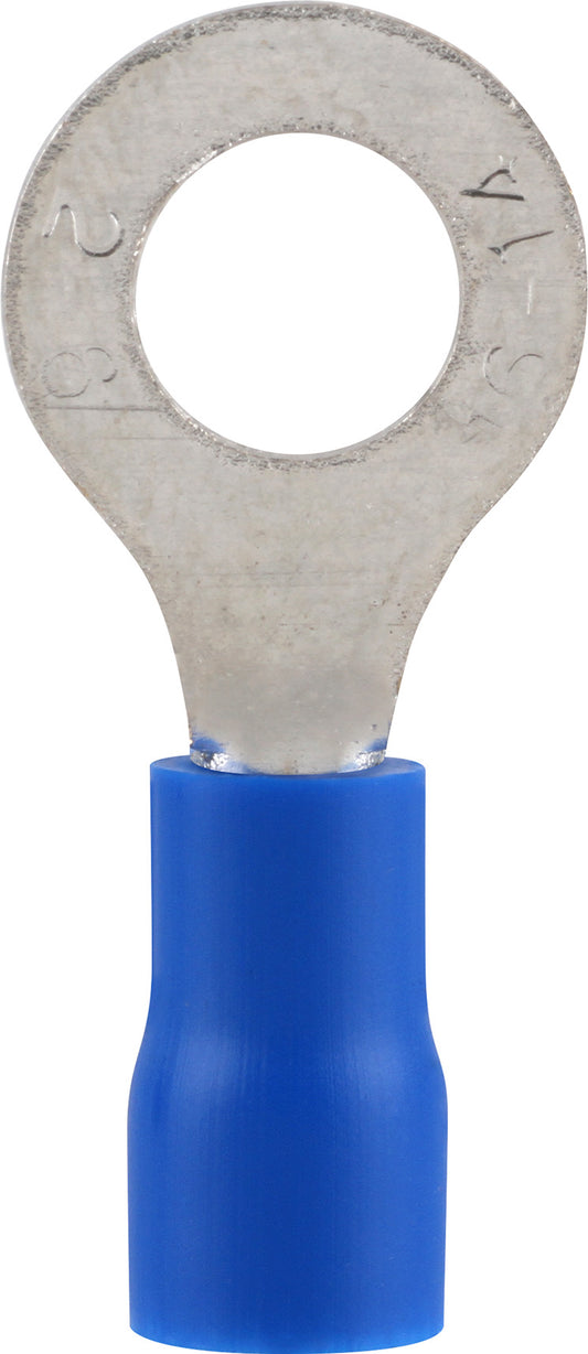 Pre-Ins Ring Terminal Blue 8mm (8)