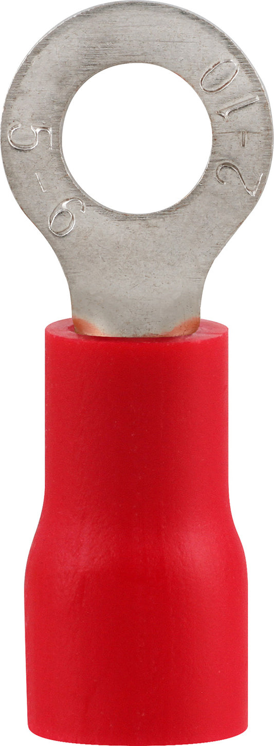 Pre-Ins Ring Terminal Red 8mm (8)