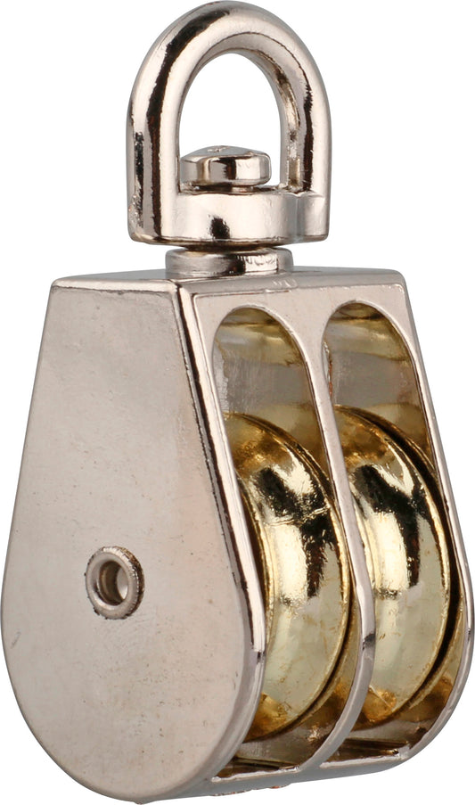 Pulley Swivel Double Nickle Plated 38mm (1)