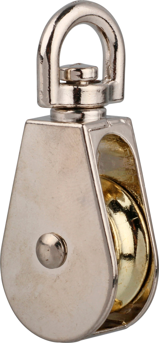 Pulley Swivel Single Nickle Plated 32mm (1)