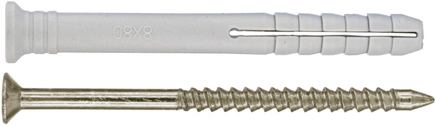 Stainless Steel Nail-In Anchor 8x75mm (10)