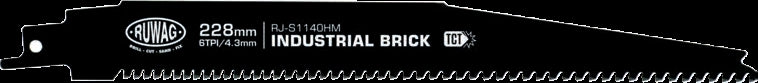 S1140HM brick, fibre cement & glass fibre recipro saw blade
