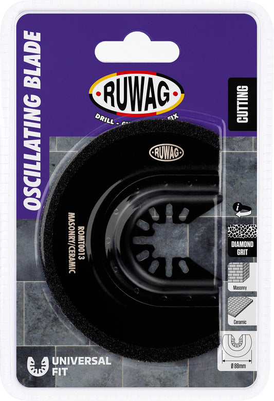 oscillating mult-tool radial blade for ceramic 88mmØ