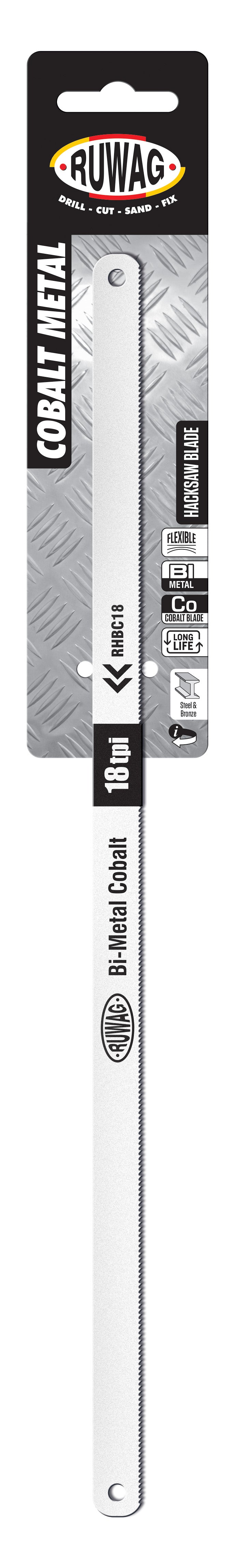 18TPI hacksaw blade Cobalt 10 pack