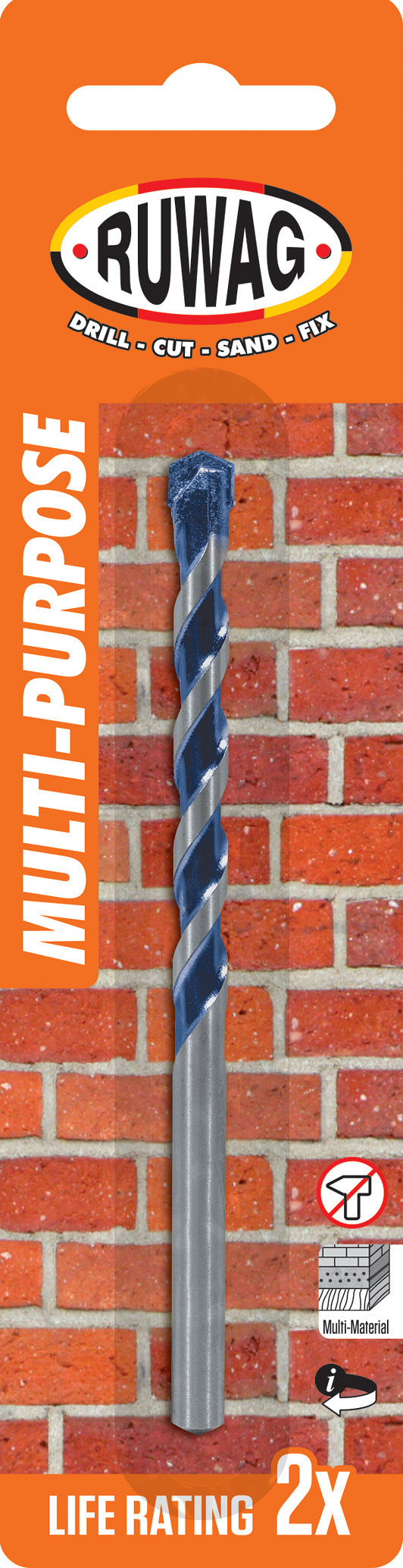 12.00mm multi purpose bit carded