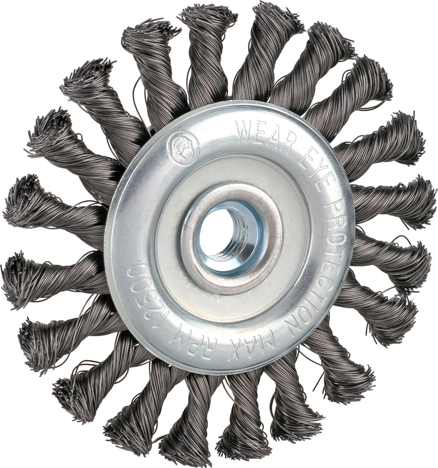 175mm knotted wire wheel M14x2