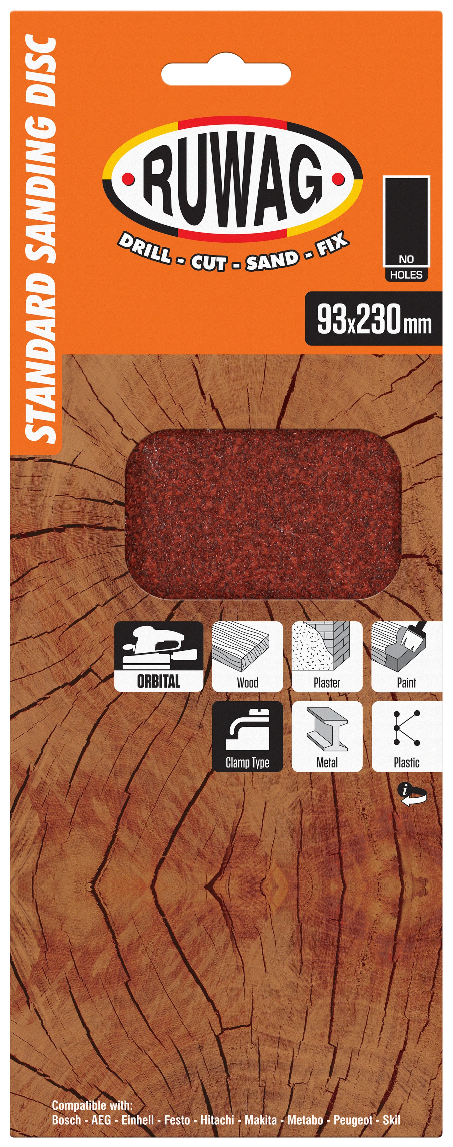115x280 p120 orbital clamped 5 pack /pk
