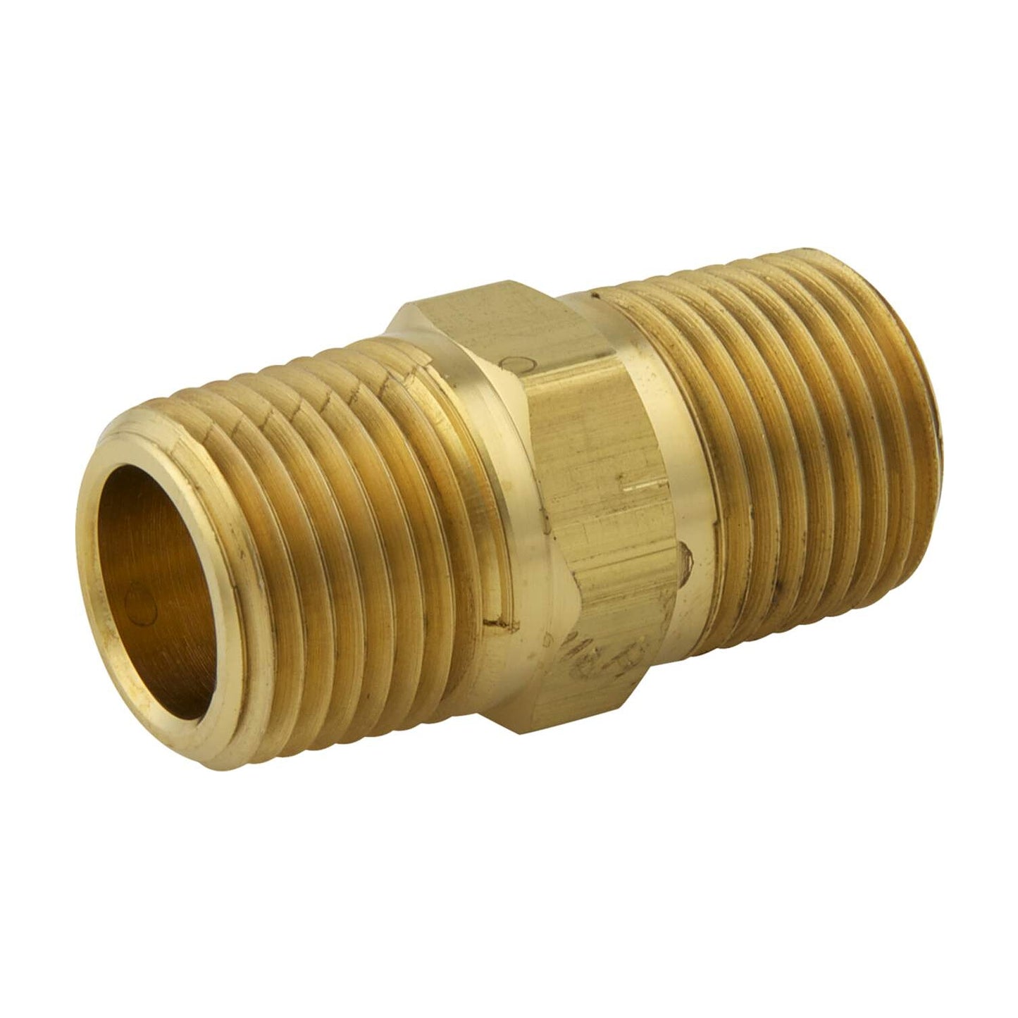 NIPPLE BRASS 1/2X1/2 M/M