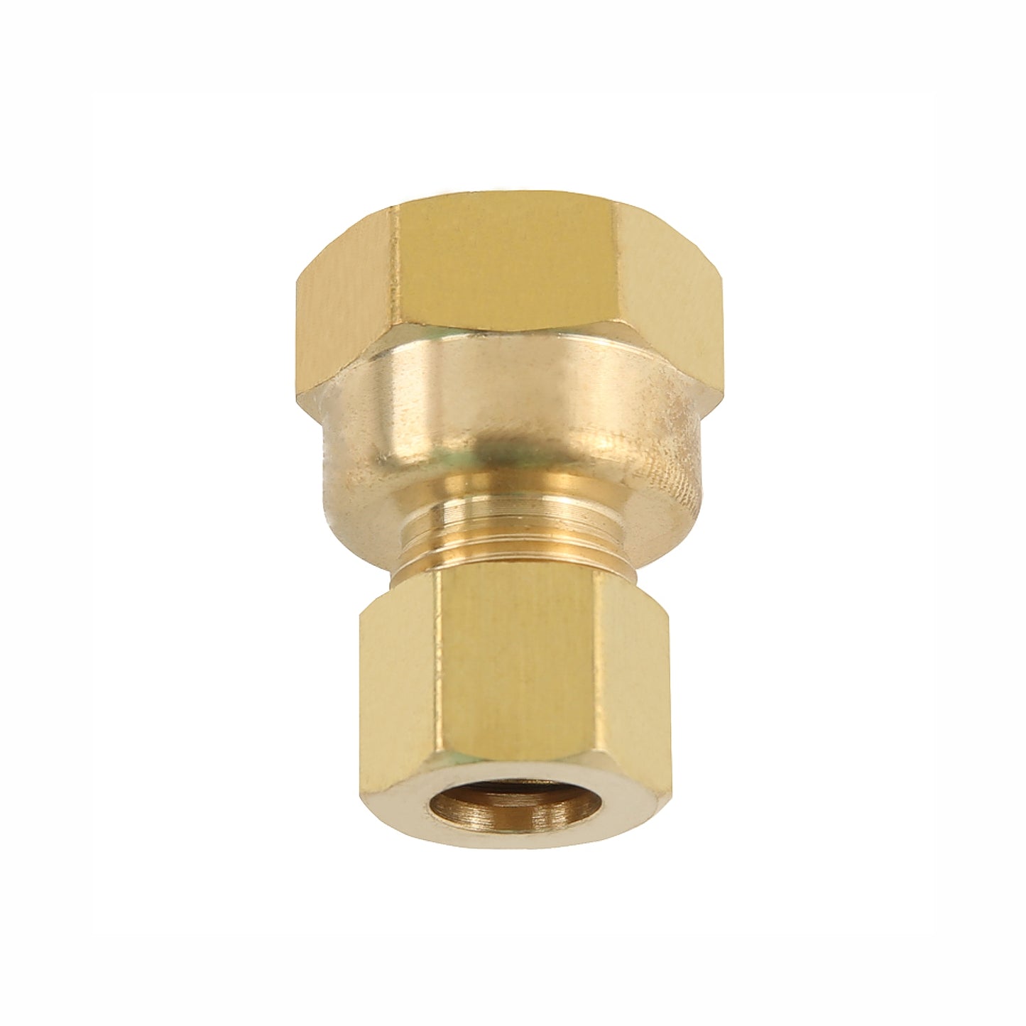 TUBE/F-PIPE CONNECT BRASS 3/8'-1/2'F