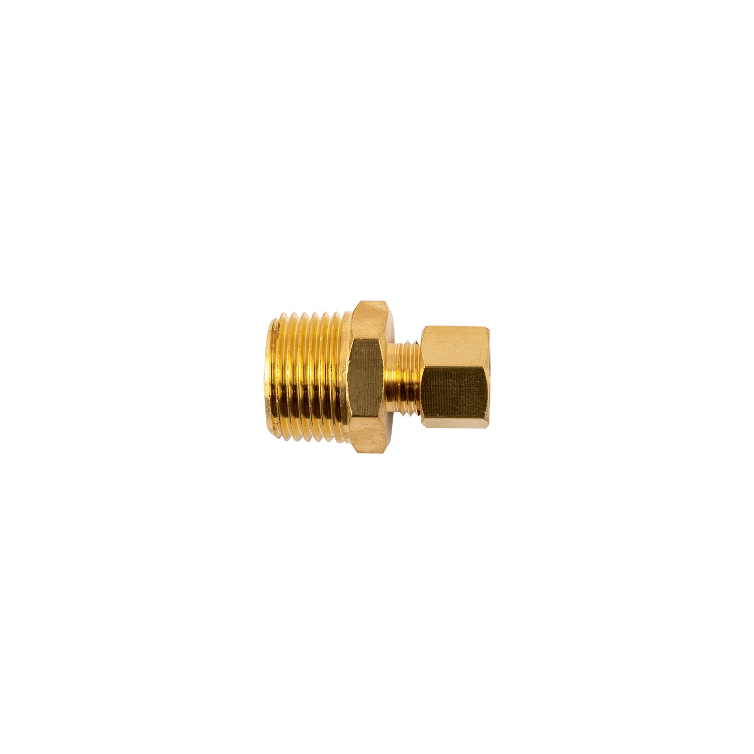 BRASS CONICAL STR. 6MM X 3/8' M