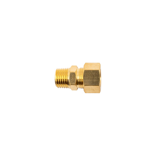 BRASS CONICAL STR. 10MM X 1/4' M
