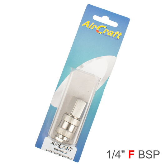 QUICK COUPLER UNIVERSAL 1/4' FEMALE 1PC PACK