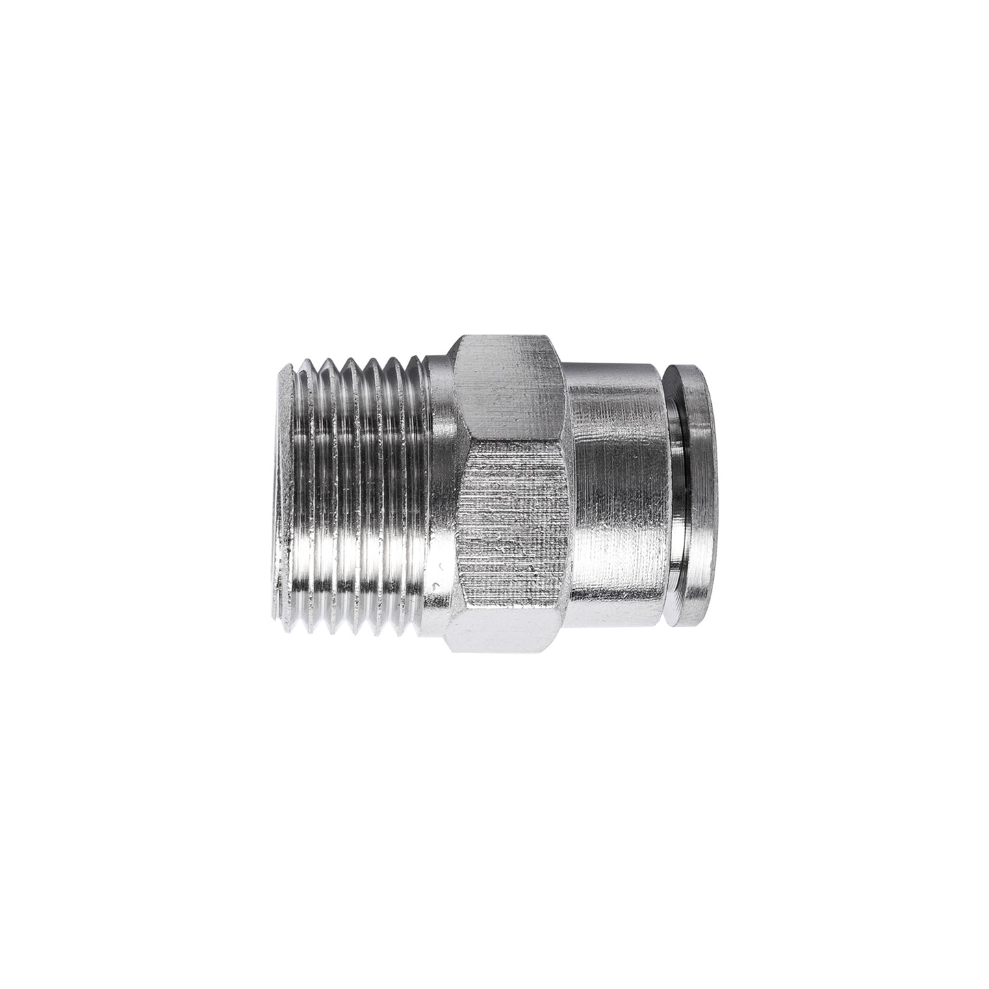 METAL PU FITTING STRAIGHT 10MM X 3/8' M